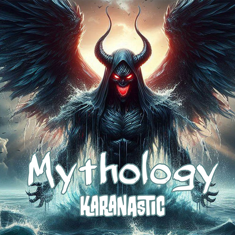 Mythology by Karanastic Song Cover Art With Demo with Wings Leaping Out of the Water